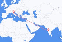 Flights from Hubli, India to Perugia, Italy