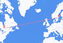 Loty z Rouyn-Noranda w Kanadzie do Sztokholmu w Szwecji