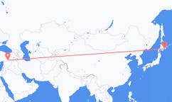 Flights from Kushiro, Japan to Şanlıurfa, Turkey