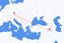 Flüge von Hakkâri, die Türkei nach Salzburg, Österreich
