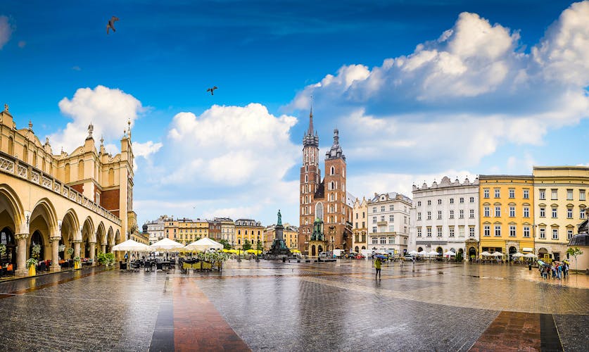 Photo of Krakow - Poland's historic center, a city with ancient architecture.