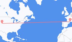 Flyreiser fra Laramie, USA til Montpellier, Frankrike