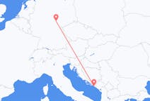 Flyg från Dubrovnik, Kroatien till Erfurt, Tyskland