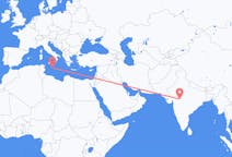 Flyrejser fra Indore til Malta