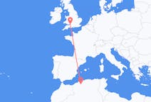 Flyrejser fra Tiaret, Algeriet til Bristol, England