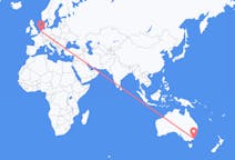 Flyrejser fra Merimbula, Australien til Amsterdam, Australien