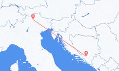 Fly fra Bolzano til Mostar