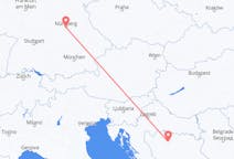 Flyg från Banja Luka, Bosnien och Hercegovina till Nürnberg, Tyskland