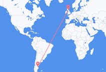 Flyreiser fra Comodoro Rivadavia, Argentina til Edinburgh, Skottland