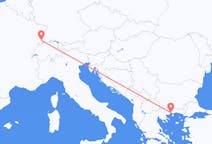 Vols de Kavala, Grèce à Bâle, Suisse