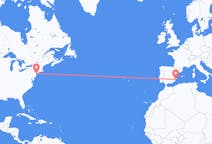 Flights from New York City, the United States to Alicante, Spain