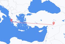 Vluchten van Kefalonia naar Şanlıurfa