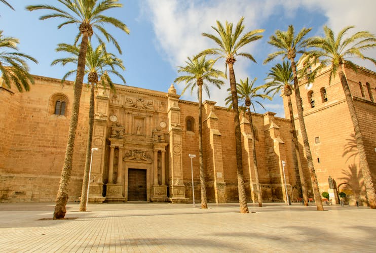 Photo of cathedral of Almeria city, Andalusia, Spain.