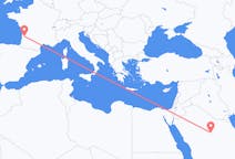 Loty z Al-Kasim w Arabii Saudyjskiej do Bordeaux we Francji