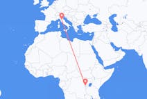 Flyreiser fra Goma, Kongo-Kinshasa til Firenze, Italia