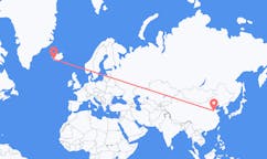 Flyrejser fra Jinan, Kina til Reykjavik, Island