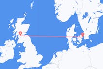 Flights from Copenhagen, Denmark to Glasgow, Scotland