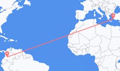 Flights from Neiva, Huila, Colombia to Kalymnos, Greece