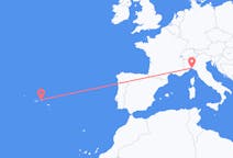 Flights from Genoa, Italy to Terceira Island, Portugal