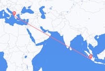 인도네시아 벵쿨루에서 출발해 그리스 프레베자에게(으)로 가는 항공편