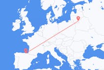 Flyrejser fra Vilnius til Bilbao