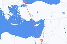 Vluchten van Eilat, Israël naar Istanboel, Turkije