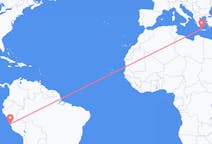 Flights from Lima, Peru to Chania, Greece