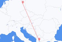 Flights from Ohrid in North Macedonia to Berlin in Germany