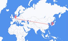 Flyg från Tokushima, Japan till Frankfurt, Tyskland