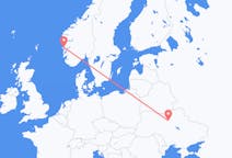 Flyreiser fra Kiev, Ukraina til Bergen, Norge