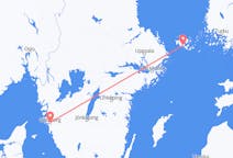 Flyreiser fra Mariehamn, Åland til Göteborg, Sverige