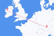 Flyg från Knock, County Mayo, Irland till München, Tyskland