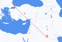 Flyreiser fra Rafha, Saudi-Arabia til Istanbul, Tyrkia