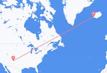 미국 산타페에서 출발해 아이슬란드 레이캬비크로(으)로 가는 항공편