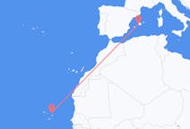 เที่ยวบิน จาก พะยอม, เคปเวิร์ด ไปยัง Palma de Mallorca, สเปน