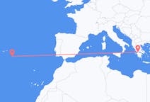 Flights from Patras, Greece to Santa Maria Island, Portugal