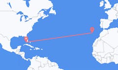 Flyreiser fra Key West, til Funchal