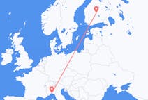 Flights from Jyväskylä, Finland to Genoa, Italy