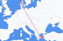Flights from Mykonos to Billund