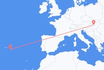 Flights from Ponta Delgada in Portugal to Budapest in Hungary