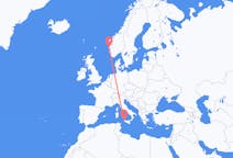 Flüge von Bergen, Norwegen nach Trapani, Italien