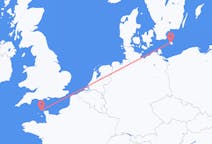 Flights from Alderney, Guernsey to Bornholm, Denmark