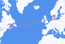 Flyreiser fra Halifax, til København