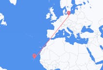 Flights from Sal in Cape Verde to Szczecin in Poland