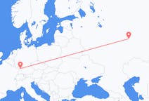 Flüge von Kasan, Russland nach Karlsruhe, Deutschland