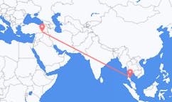 Flights from Ko Samui, Thailand to Mardin, Turkey