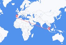 Flyrejser fra Jambi, Indonesien til Sevilla, Spanien