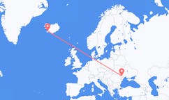 Flyg från staden Reykjavik till staden Chișinău