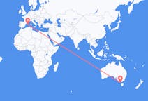 出发地 澳大利亚出发地 金岛目的地 西班牙Mahon的航班
