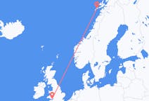 Flyreiser fra Leknes, Norge til Cardiff, Wales